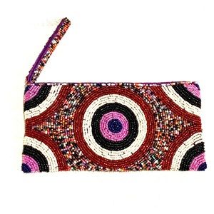 Beaded wristlet